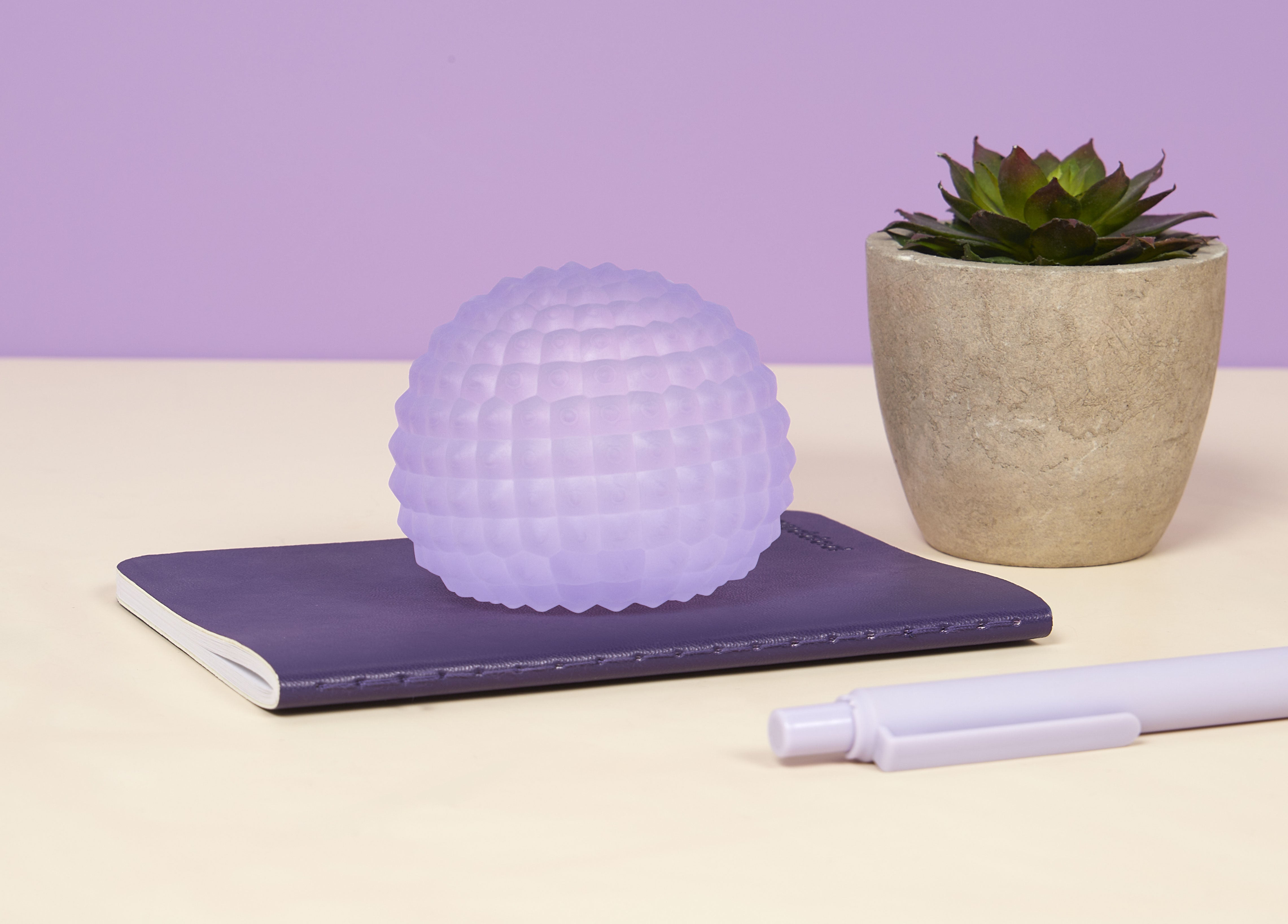 Speks Gump Surface textured memory gel stress ball desk fidget toy scale mist